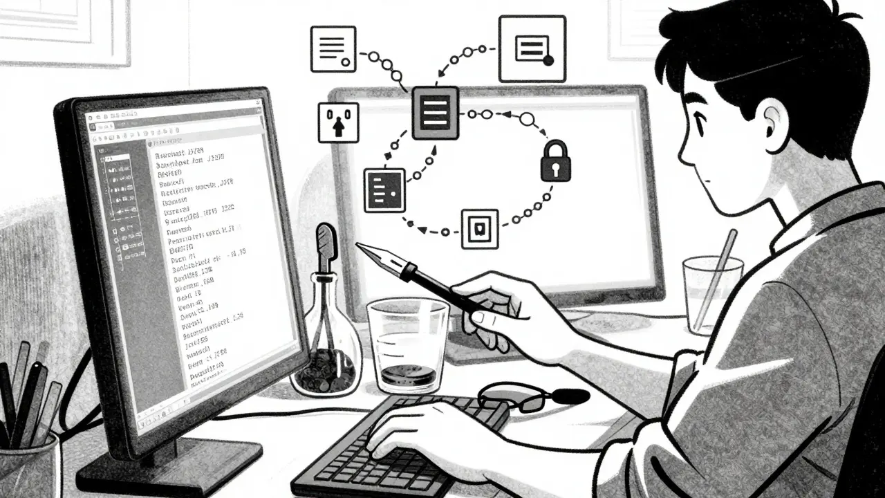 Developer carefully pinning exact version numbers in configuration file