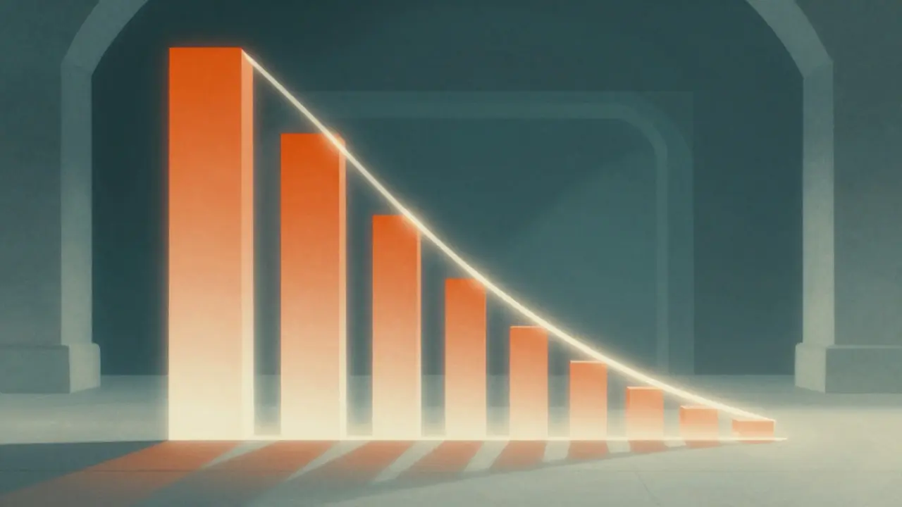 Abstract representation of raw scores transforming into a smooth probability curve.