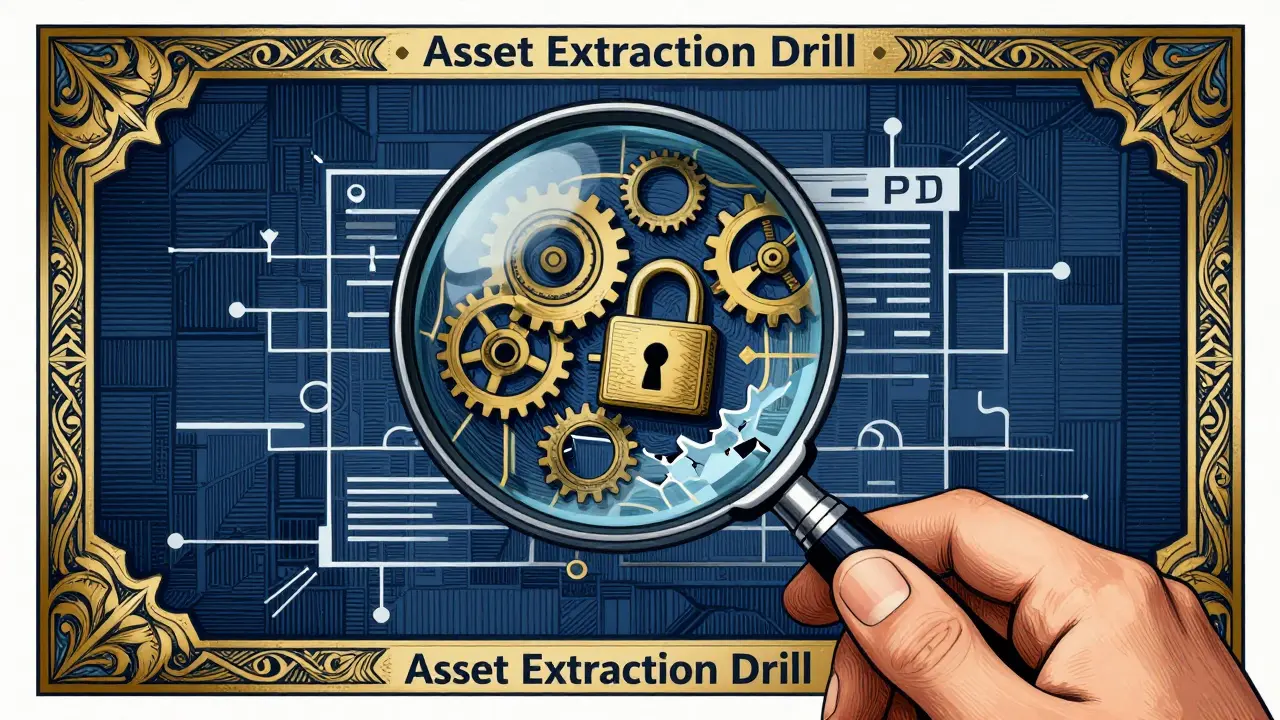 Magnifying glass revealing broken logic flaws in API architecture
