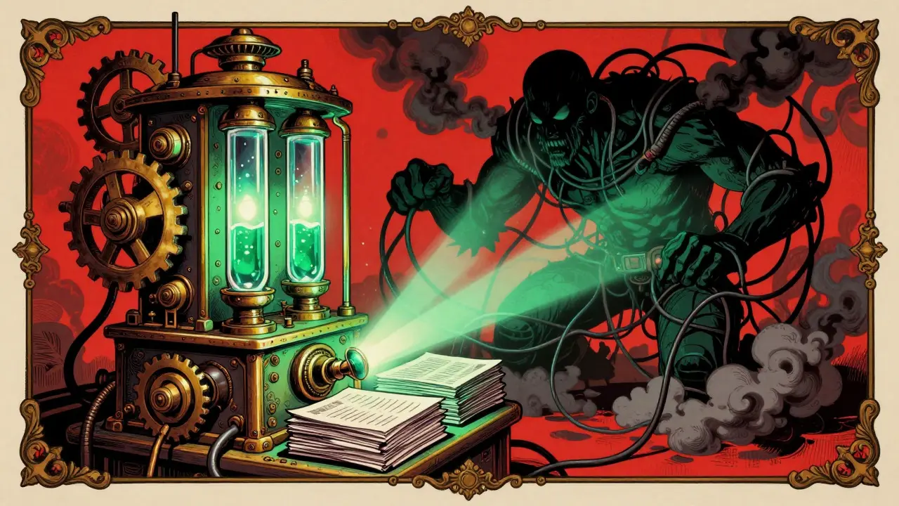 Ornate machine analyzing documents to block shadowy threats