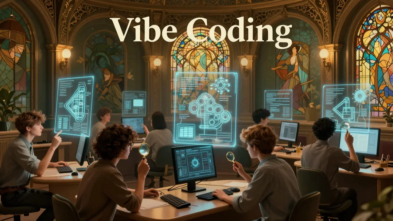 Teaching with Vibe Coding: Learning Architecture by Inspecting AI Code