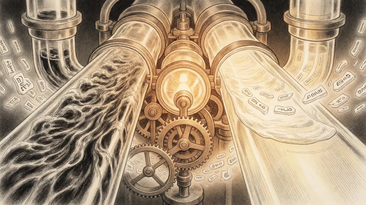 Mechanical alchemy comparing two streams of light for factual accuracy